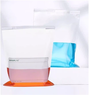 Borsa per raccolta campioni in plastica medica Sacchetti per campioni sterili da laboratorio Sacchetti per campioni asettici in filo metallico